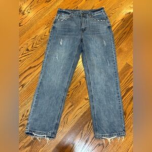 Gogo Distressed Blue Jeans Sz 7